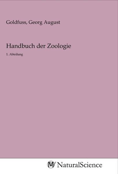 Produktbild: Handbuch der Zoologie