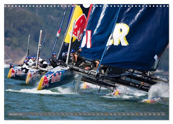 Produktbild: All In Racing - Segeln am Limit - Fotografien von Jens Hoyer (Wandkalender 2026 DIN A3 quer), CALVENDO Monatskalender