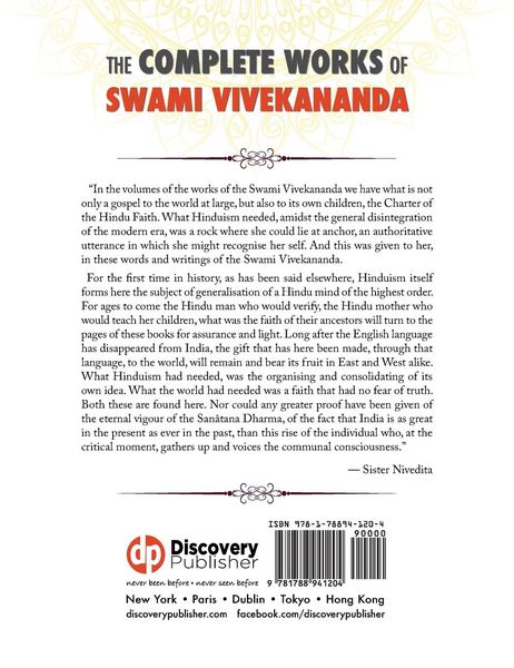 Produktbild: The Complete Works of Swami Vivekananda, Volume 8