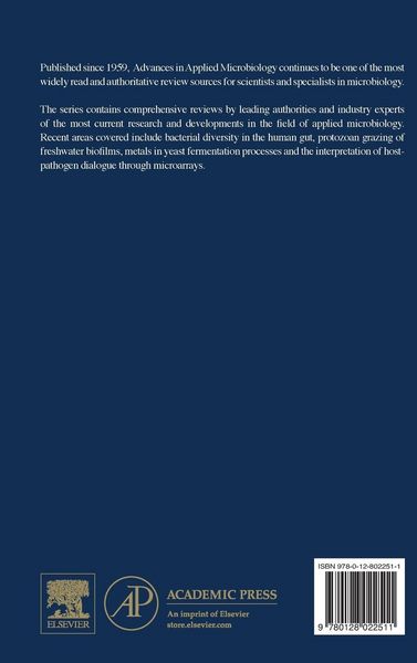 Produktbild: Advances in Applied Microbiology
