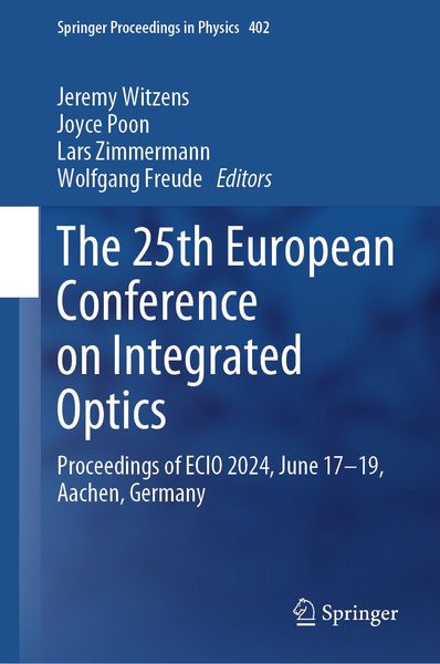 Produktbild: The 25th European Conference on Integrated Optics