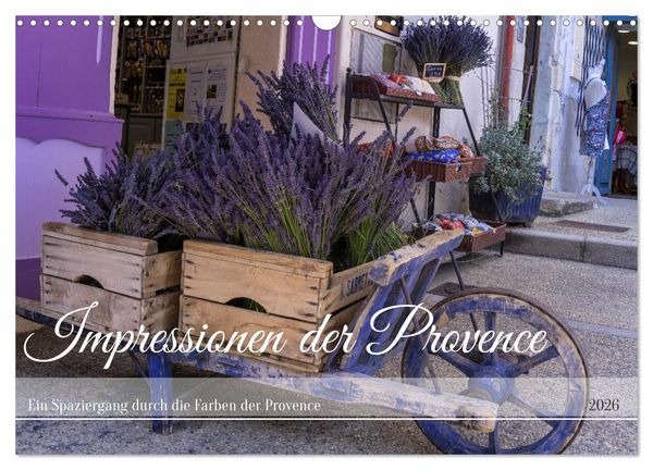 Produktbild: Impressionen der Provence (Wandkalender 2026 DIN A3 quer), CALVENDO Monatskalender