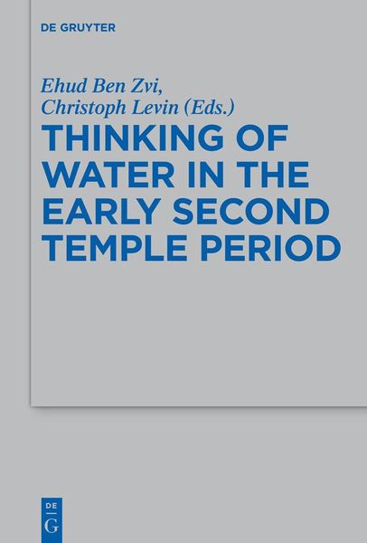 Produktbild: Thinking of Water in the Early Second Temple Period