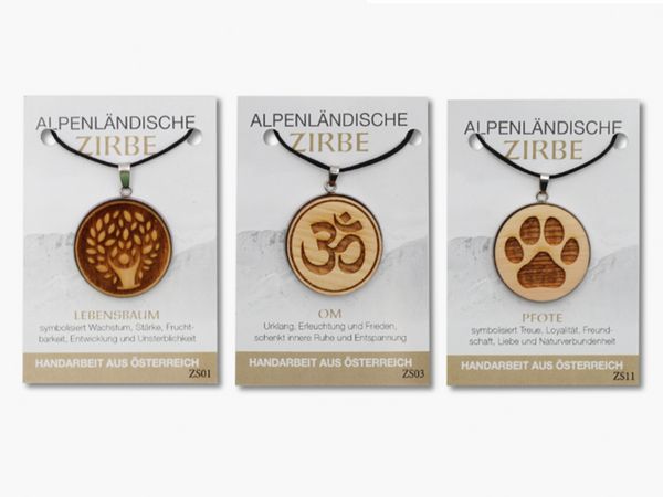 Produktbild: Sortiment Alpenl&auml;ndischer Zirben Anh&auml;nger, R414