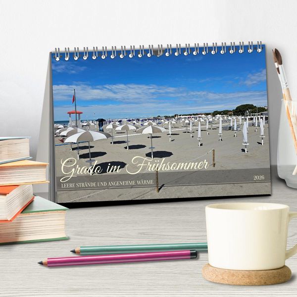 Produktbild: Grado im Fr&uuml;hsommer (Tischkalender 2026 DIN A5 quer), CALVENDO Monatskalender