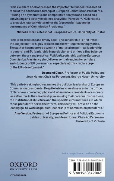 Produktbild: Political Leadership and the European Commission Presidency