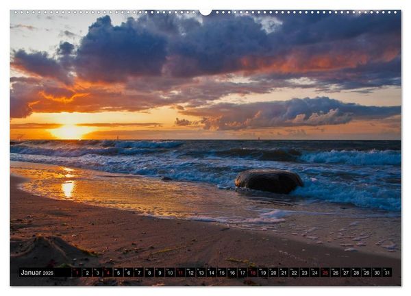 Produktbild: Die Ostseek&uuml;ste in Mecklenburg-Vorpommern (hochwertiger Premium Wandkalender 2026 DIN A2 quer), Kunstdruck in Hochglanz