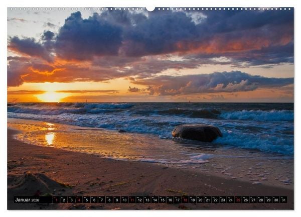 Produktbild: Die Ostseek&uuml;ste in Mecklenburg-Vorpommern (Wandkalender 2026 DIN A2 quer), CALVENDO Monatskalender