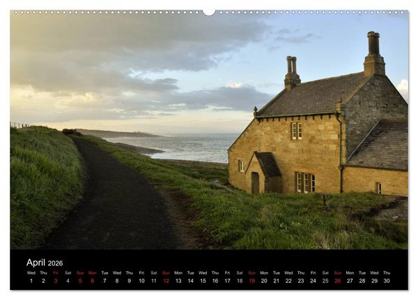 Produktbild: Scenes from Northumberland (High Quality Premium Wall Calendar 2026 DIN A2 landscape),CALVENDO 12 Month Wall Calendar