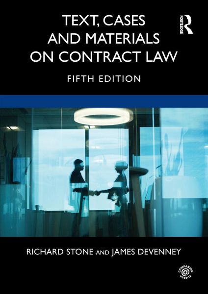 Produktbild: Text, Cases and Materials on Contract Law