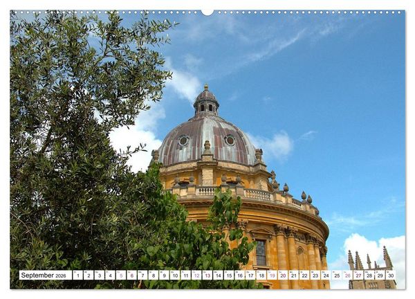 Produktbild: Oxford - die Harry Potter Stadt (Wandkalender 2026 DIN A2 quer), CALVENDO Monatskalender