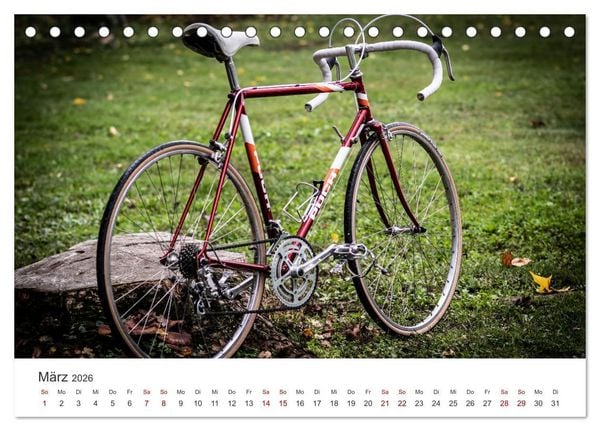 Produktbild: Stahlrenner - Rennrad-Klassiker aus Europa (Tischkalender 2026 DIN A5 quer), CALVENDO Monatskalender