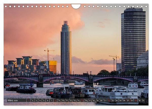 Produktbild: London Light (Wandkalender 2026 DIN A4 quer), CALVENDO Monatskalender
