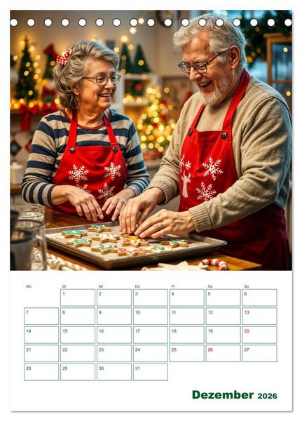 Produktbild: Alt, aber oho - Graue Haare, bunte Abenteuer (Tischkalender 2026 DIN A5 hoch), CALVENDO Monatskalender