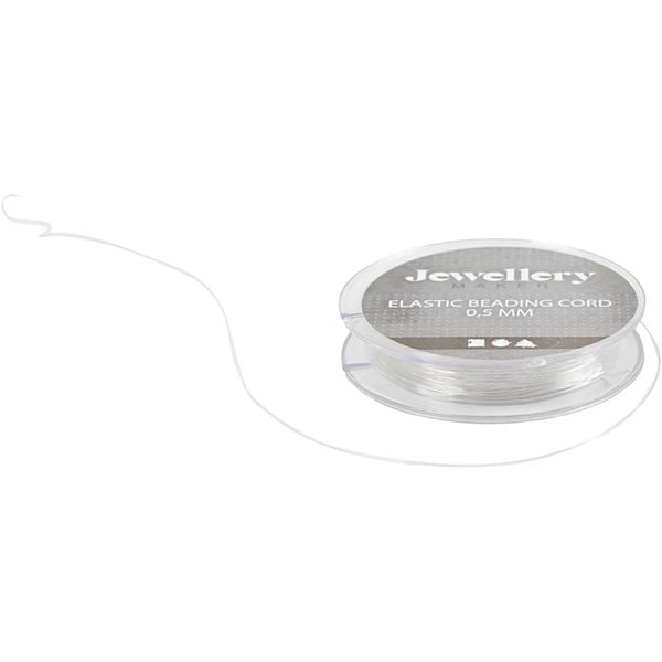 Produktbild: Creativ Company Elastische Schnur, Dicke 0,5 mm, 10 m, 1 Rolle