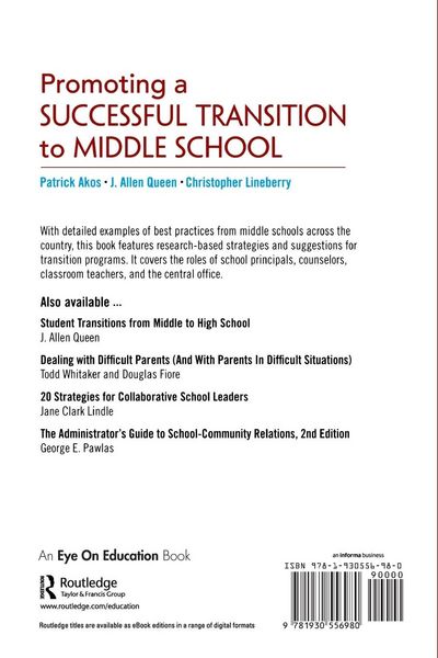 Produktbild: Promoting a Successful Transition to Middle School
