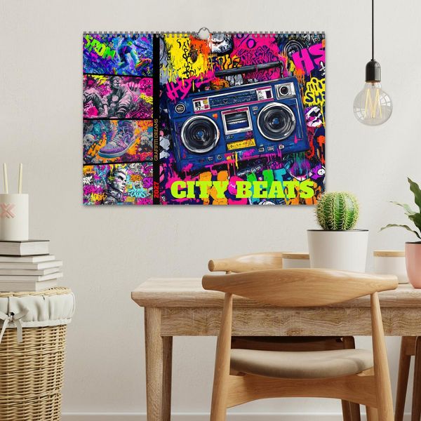 Produktbild: City Beats - Graffiti Dreams (Wandkalender 2027 DIN A3 quer), CALVENDO Monatskalender