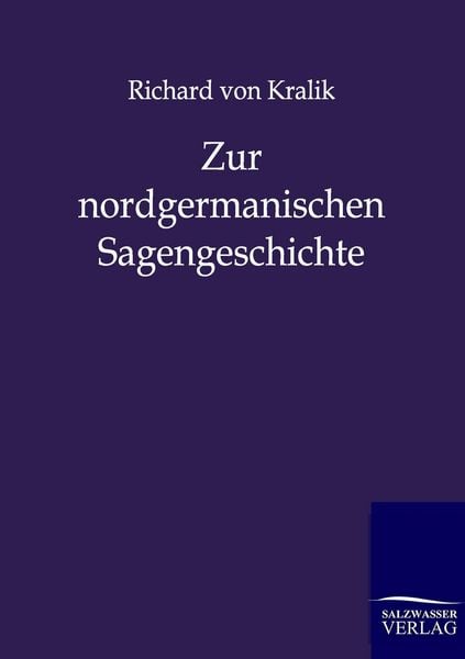 Produktbild: Zur nordgermanischen Sagengeschichte