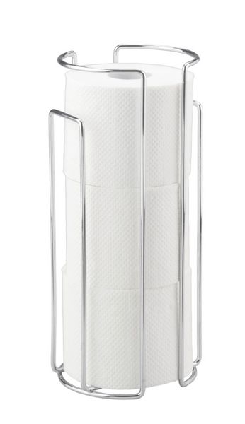 Produktbild: Toilettenpapier-Ersatzrollenhalter Chrom 2er Set, f&uuml;r 3 Rollen