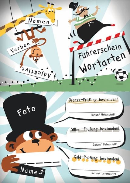 Produktbild: Wortarten - Klassensatz F&uuml;hrerscheine