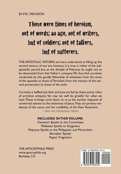 Produktbild: The Writings of the Apostolic Fathers