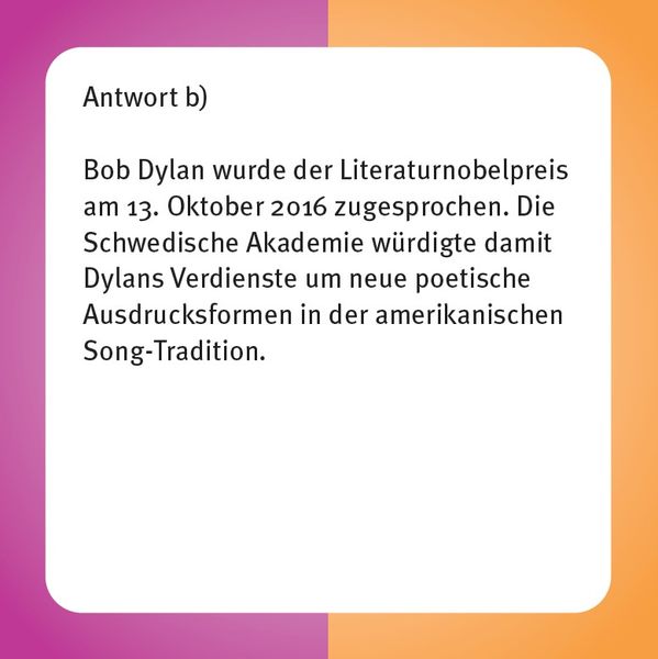 Produktbild: Das Bob Dylan-Quiz
