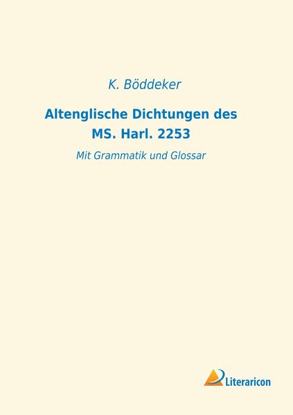 Produktbild: Altenglische Dichtungen des MS. Harl. 2253