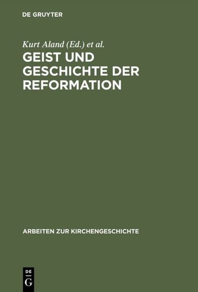 Produktbild: Geist und Geschichte der Reformation