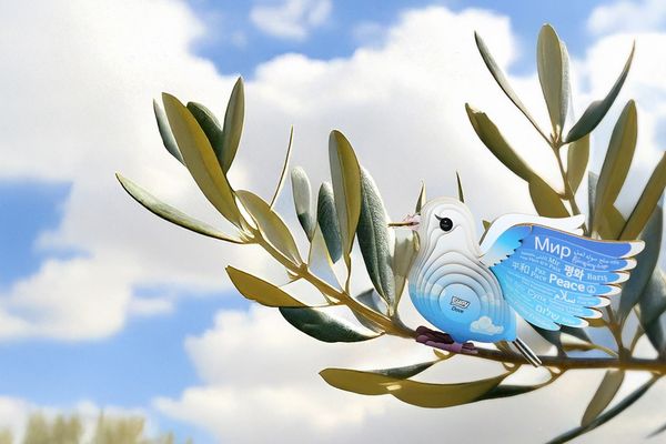 Produktbild: EUGY - 3D Bastelset Taube