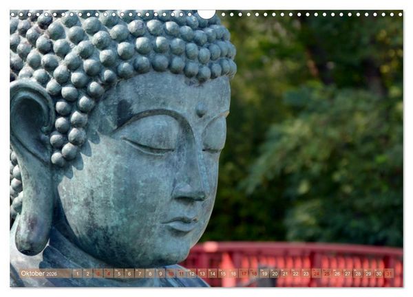 Produktbild: Buddha - Die Kraft des L&auml;chelns (Ralf Kretschmer) (Wandkalender 2026 DIN A3 quer), CALVENDO Monatskalender