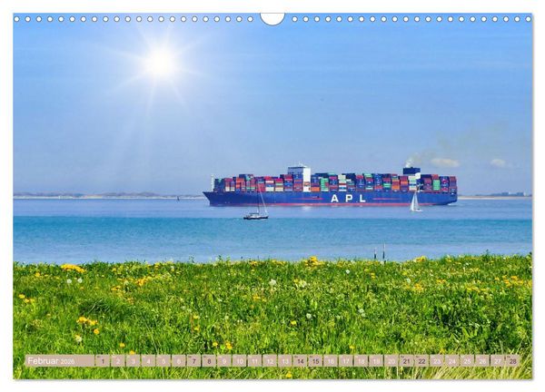 Produktbild: Zeeland - Wasser, Sand und Meer (Wandkalender 2026 DIN A3 quer), CALVENDO Monatskalender