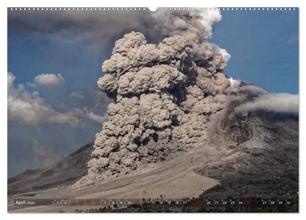 Produktbild: Vulkane - Magma, Lava, Eruptionen (hochwertiger Premium Wandkalender 2026 DIN A2 quer), Kunstdruck in Hochglanz