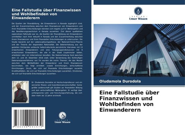 Produktbild: Eine Fallstudie &uuml;ber Finanzwissen und Wohlbefinden von Einwanderern