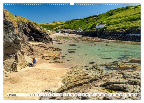 Produktbild: Vereinigtes K&ouml;nigreich - Cornwall (hochwertiger Premium Wandkalender 2026 DIN A2 quer), Kunstdruck in Hochglanz