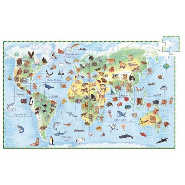 Produktbild: Wimmelpuzzle: Tiere der Erde - 100 Teile