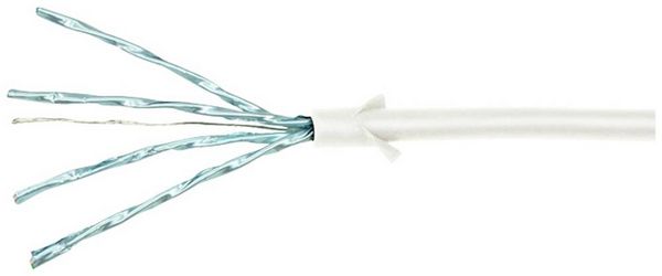 Produktbild: LogiLink CQ9041S RJ45 Patchkabel CAT 6a U/FTP 1.50 m Wei&szlig; extrem d&uuml;nn, Flammwidrig, Flexibel, Folienschirm, Halogenfrei, mit Rastnasenschutz, TPE-Ma