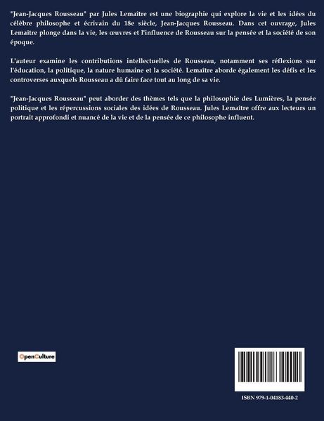 Produktbild: Jean Jacques Rousseau