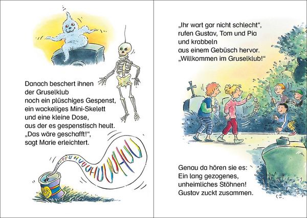 Produktbild: Lesel&ouml;wen - Das Original - 7-Minuten-Geschichten zum Lesenlernen - Achtung, G&auml;nsehaut-Gefahr!
