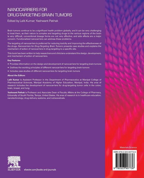 Produktbild: Nanocarriers for Drug-Targeting Brain Tumors