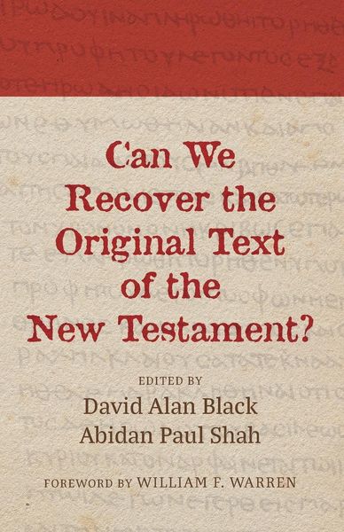 Produktbild: Can We Recover the Original Text of the New Testament?