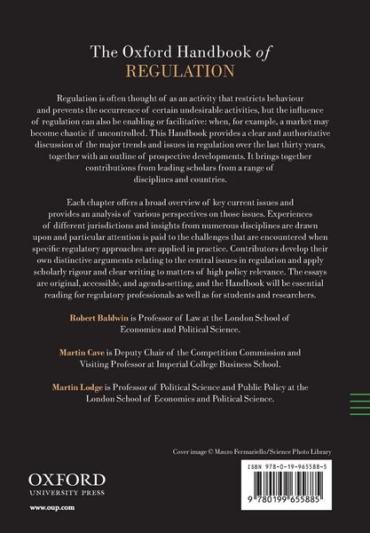 Produktbild: The Oxford Handbook of Regulation