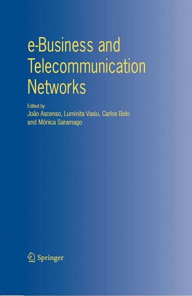 Produktbild: E-Business and Telecommunication Networks