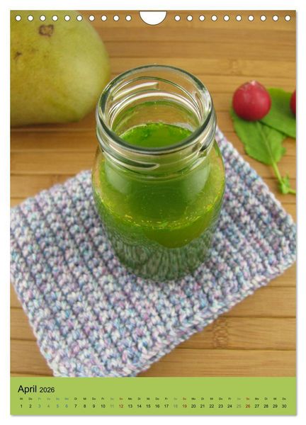 Produktbild: Detox Drinks! Gesund und lecker (Wandkalender 2026 DIN A4 hoch), CALVENDO Monatskalender