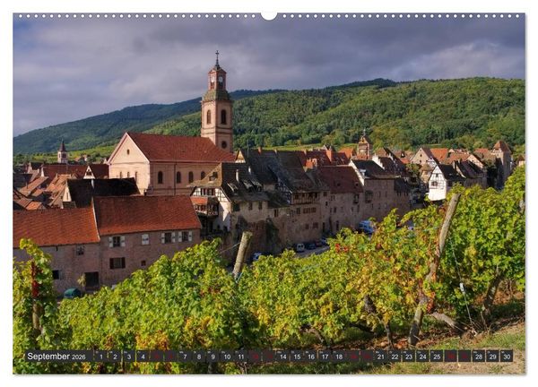 Produktbild: Elsass - Zwischen Rhein und Vogesen (Wandkalender 2026 DIN A2 quer), CALVENDO Monatskalender