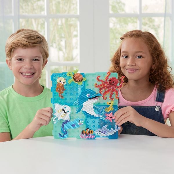 Produktbild: Aquabeads 35046 - Ocean Splash Scene, Ozean Bastelset, Bastelperlen