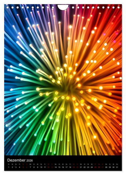 Produktbild: Tanz der Farben - Bunt durch das Jahr (Wandkalender 2026 DIN A4 hoch), CALVENDO Monatskalender