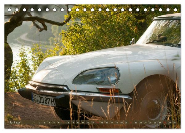 Produktbild: Citro&euml;n DS G&ouml;ttin im Mittelrheintal (Tischkalender 2026 DIN A5 quer), CALVENDO Monatskalender