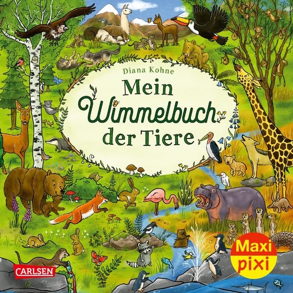 Maxi Pixi 417: Mein Wimmelbuch der Tiere, Taschenbuch von , Carlsen, 9783551033345