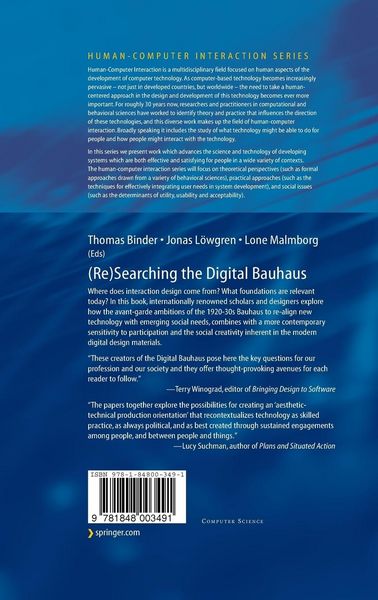 Produktbild: (Re)Searching the Digital Bauhaus