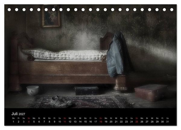 Produktbild: Vergessene und verlassene sch&ouml;ne Orte (Tischkalender 2027 DIN A5 quer), CALVENDO Monatskalender
